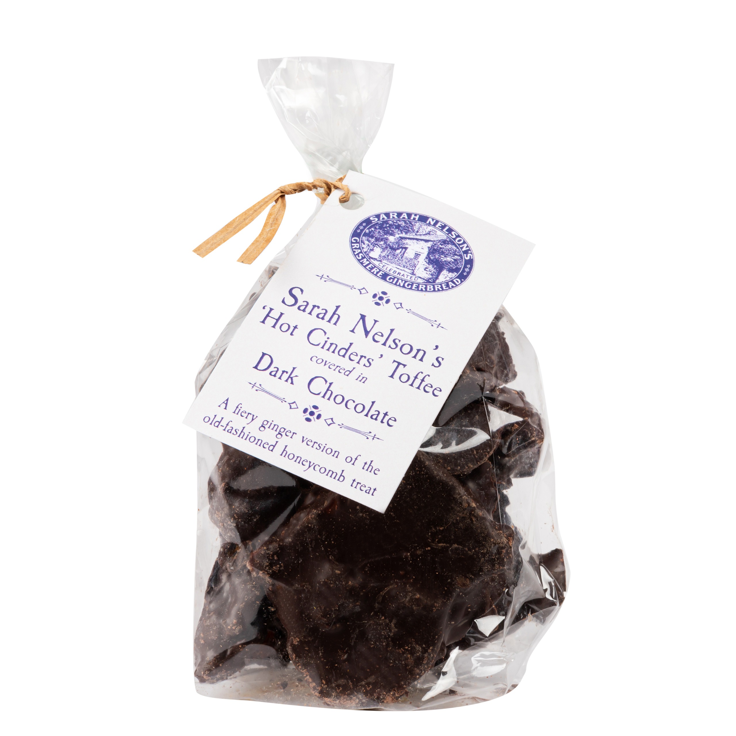 Sarah Nelson's 'Hot Cinders' Toffee covered in Dark Chocolate