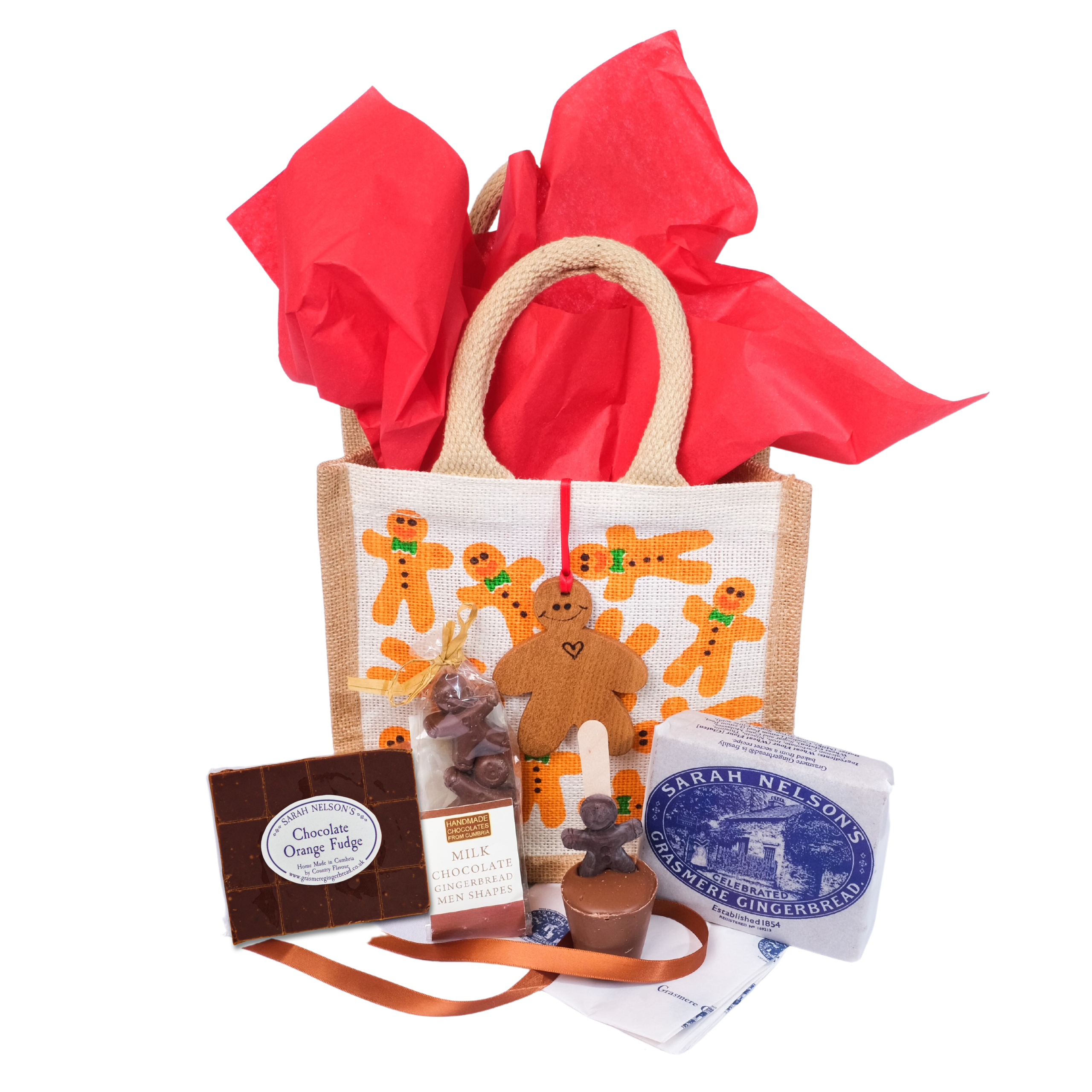 Gingerbread Man Christmas Goodie Bag Grasmere Gingerbread