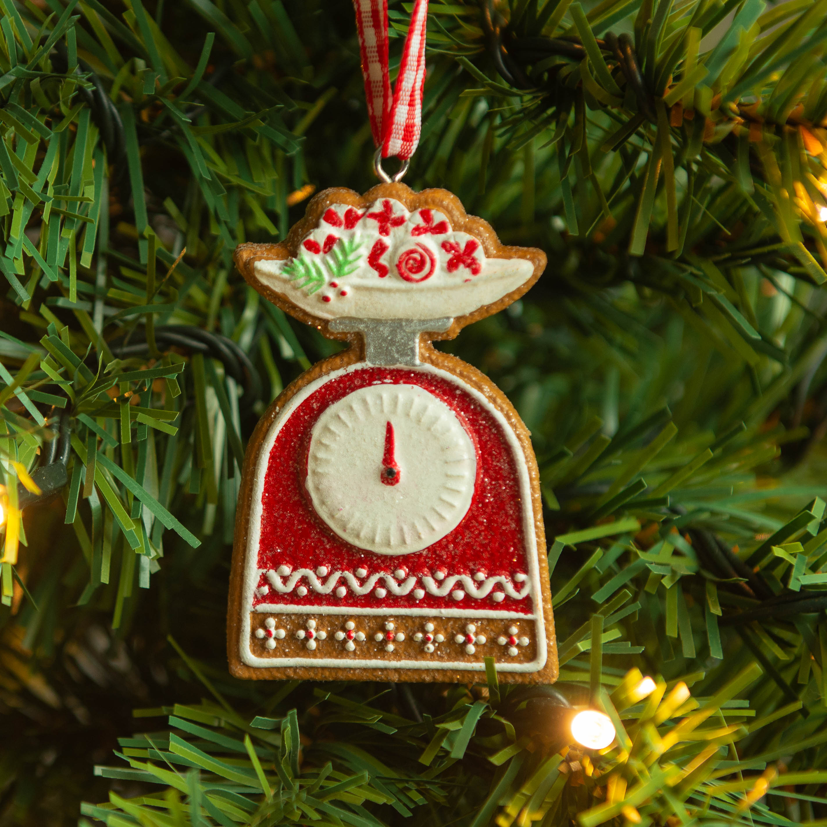 Gingerbread Scales & Mixer Christmas Decoration Duo | Grasmere Gingerbread