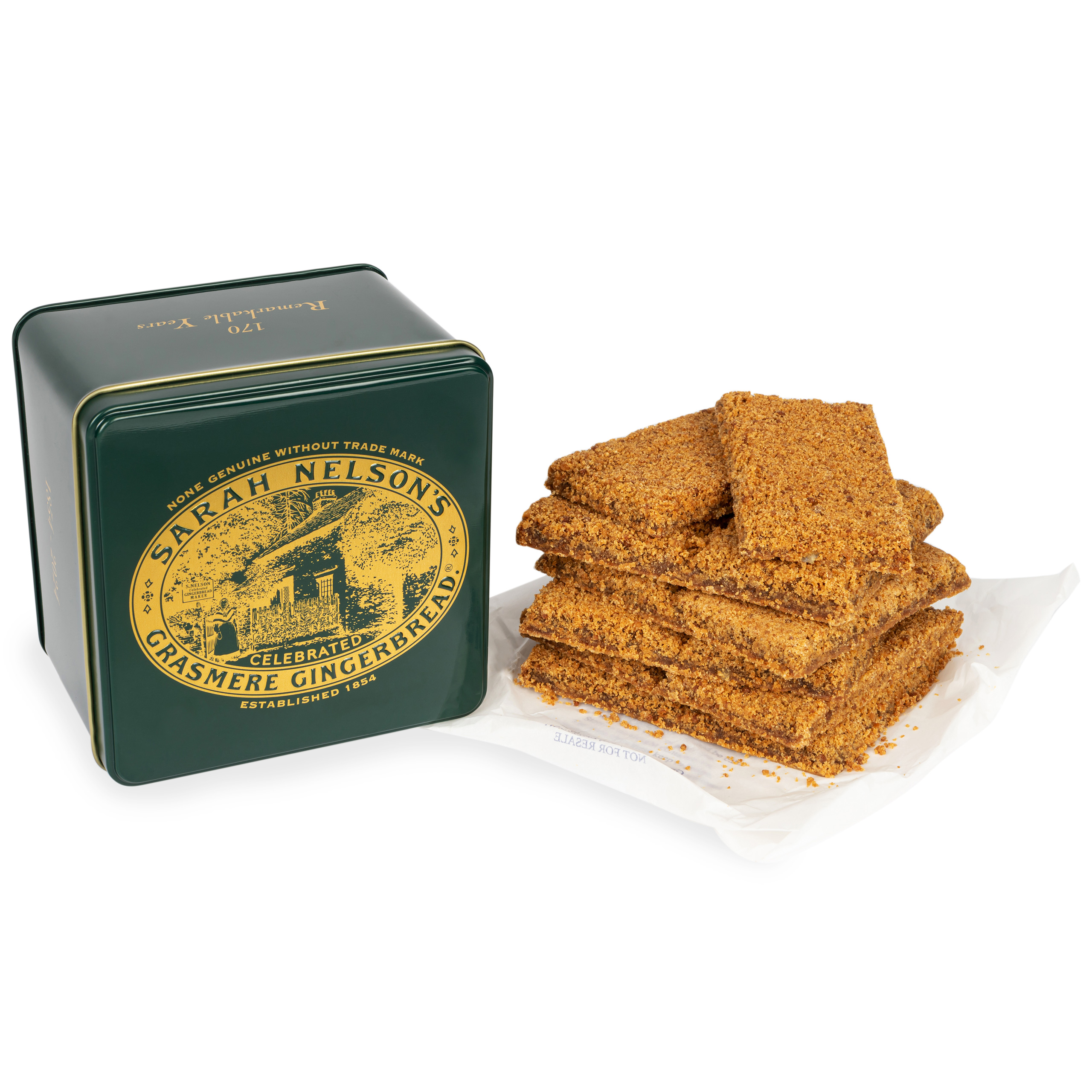 Twelve Pieces of Grasmere Gingerbread® in a Commemorative 170th
